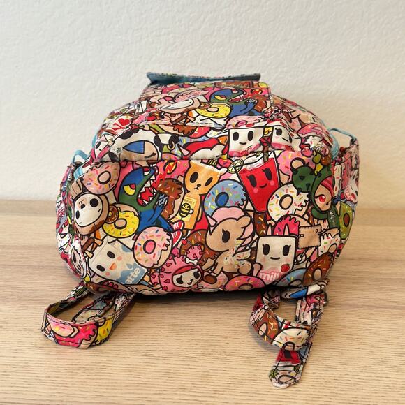 Ju-Ju-Be x Tokidoki MiniBe Mini Backpack w 2 Charms Rare Tokipops Print *Read